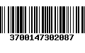 Código de Barras 3700147302087