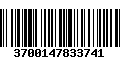 Código de Barras 3700147833741