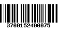 Código de Barras 3700152400075