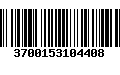 Código de Barras 3700153104408