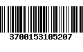 Código de Barras 3700153105207