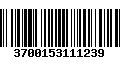 Código de Barras 3700153111239