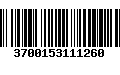 Código de Barras 3700153111260