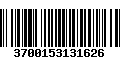 Código de Barras 3700153131626