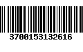 Código de Barras 3700153132616