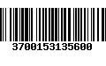 Código de Barras 3700153135600