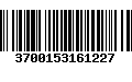 Código de Barras 3700153161227