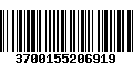 Código de Barras 3700155206919