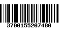 Código de Barras 3700155207480