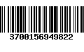 Código de Barras 3700156949822