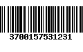 Código de Barras 3700157531231