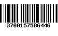 Código de Barras 3700157586446