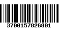 Código de Barras 3700157826801