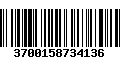 Código de Barras 3700158734136