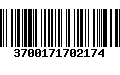 Código de Barras 3700171702174