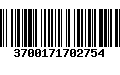 Código de Barras 3700171702754