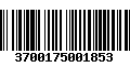 Código de Barras 3700175001853