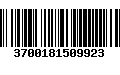 Código de Barras 3700181509923