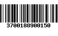 Código de Barras 3700188900150