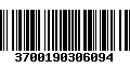 Código de Barras 3700190306094