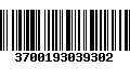 Código de Barras 3700193039302