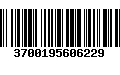 Código de Barras 3700195606229