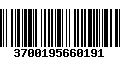 Código de Barras 3700195660191