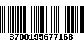 Código de Barras 3700195677168