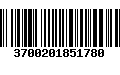 Código de Barras 3700201851780