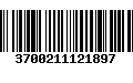 Código de Barras 3700211121897