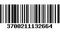 Código de Barras 3700211132664