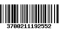 Código de Barras 3700211192552