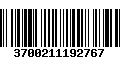 Código de Barras 3700211192767