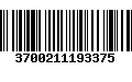 Código de Barras 3700211193375