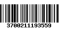 Código de Barras 3700211193559