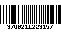 Código de Barras 3700211223157