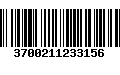 Código de Barras 3700211233156