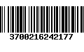 Código de Barras 3700216242177