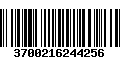 Código de Barras 3700216244256