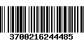 Código de Barras 3700216244485