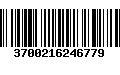 Código de Barras 3700216246779