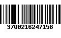 Código de Barras 3700216247158