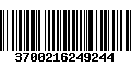 Código de Barras 3700216249244