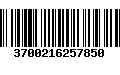 Código de Barras 3700216257850