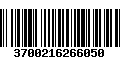 Código de Barras 3700216266050