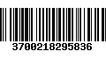 Código de Barras 3700218295836