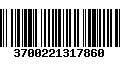 Código de Barras 3700221317860