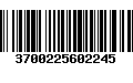 Código de Barras 3700225602245