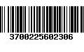 Código de Barras 3700225602306