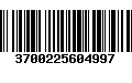 Código de Barras 3700225604997